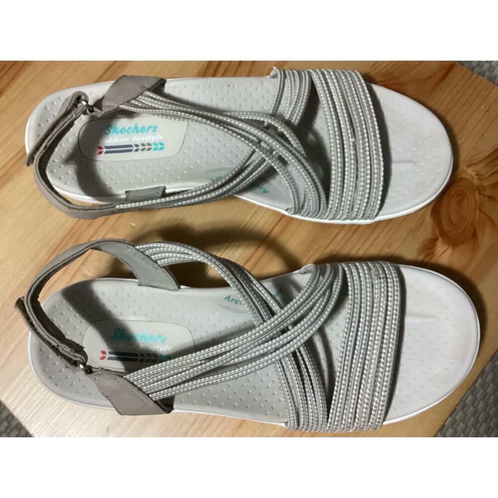 Skechers reggae slim simply stretch women’s strappy sandals